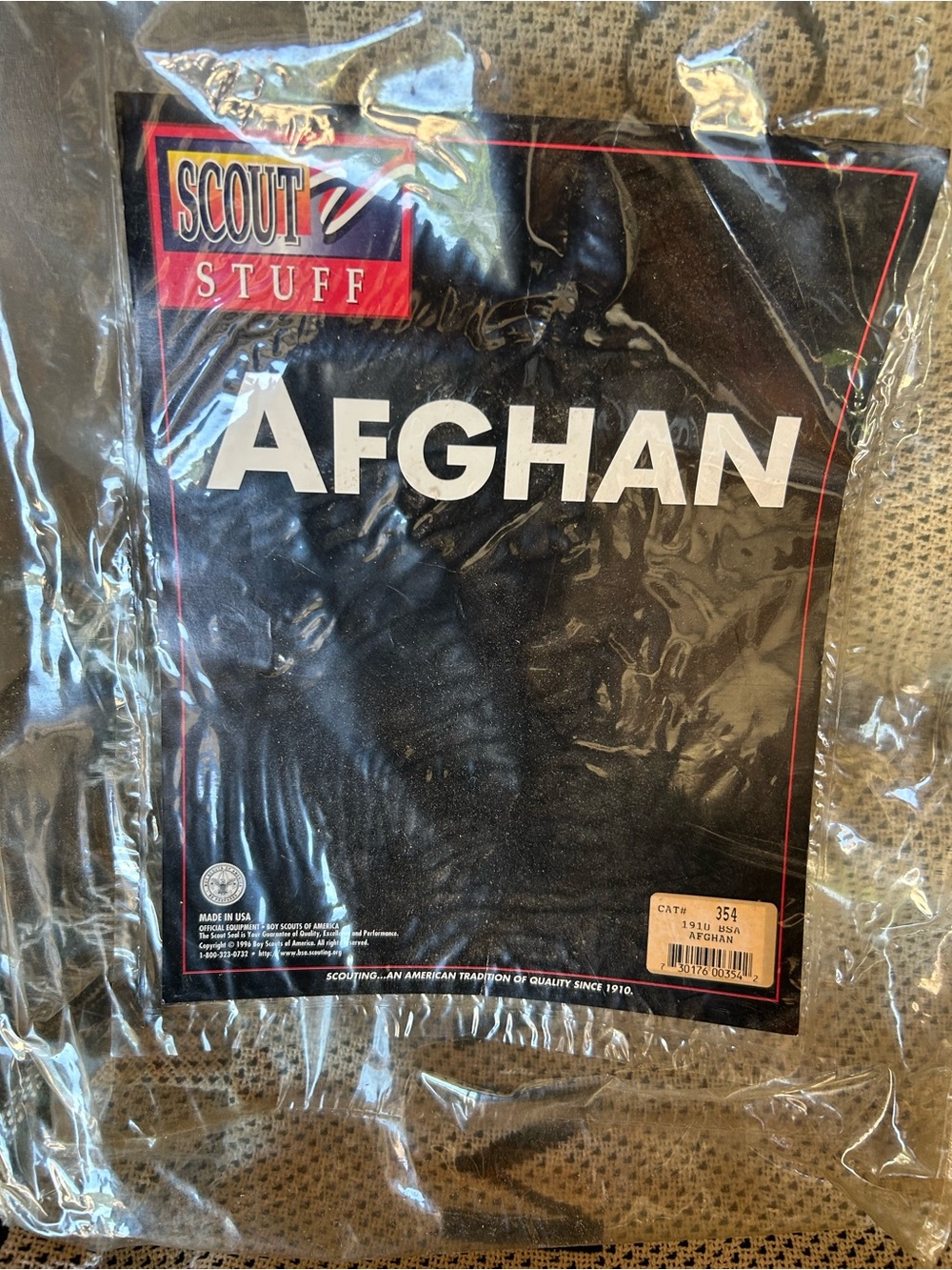 Scout Afghan Throw Blanket - Beige
